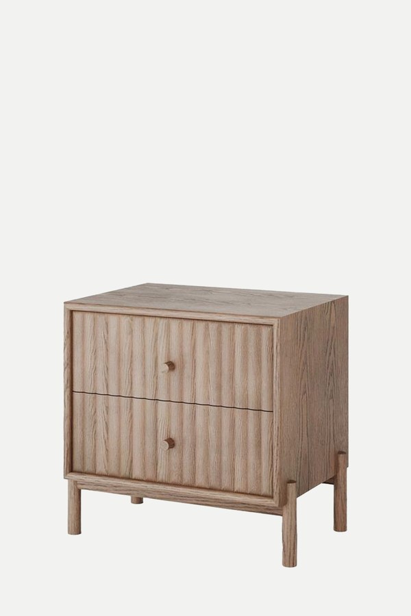 The Aldwych Double-Drawer Bedside Table from Blakes London