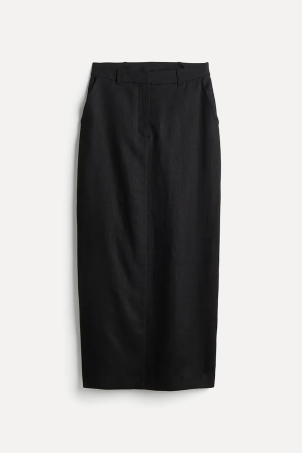 Linen Pencil Skirt from H&M