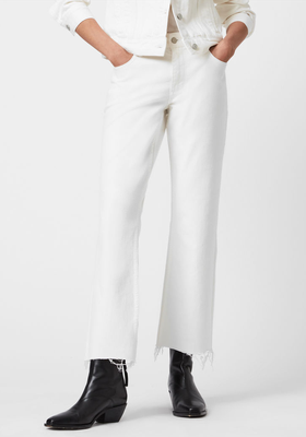 Barley Cropped High-Rise Bootcut Jeans