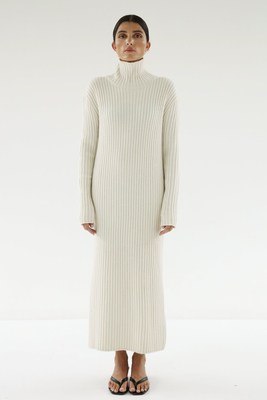 Sue Rib Knit Dress from Almada Label