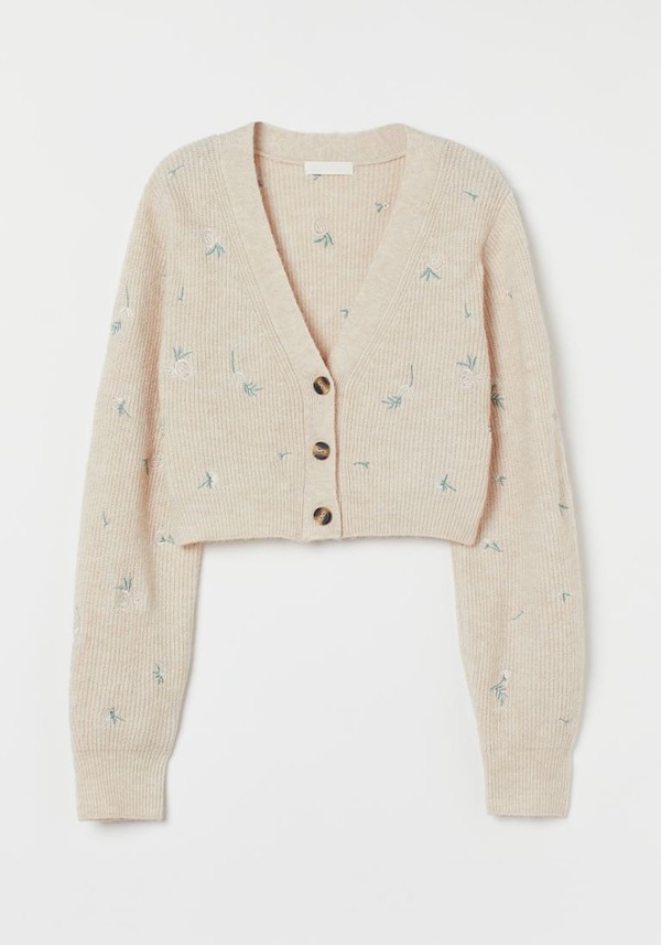 Embroidery-Detail Cardigan from H&M