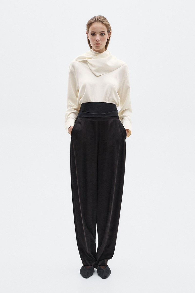 Silk Blend Shirt from Massimo Dutti