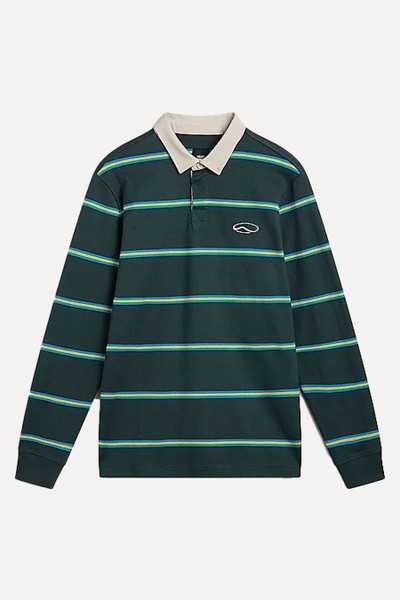 Gatewood Rugby Stripe Long Sleeve Shirt from Vans