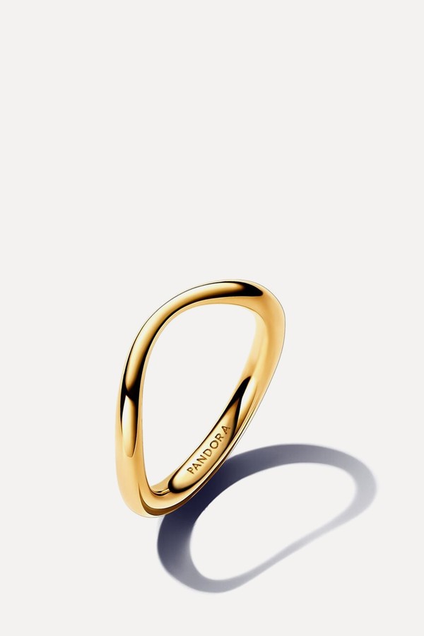 14k Gold-Plated Organically Shaped Stacking Ring Gift Set