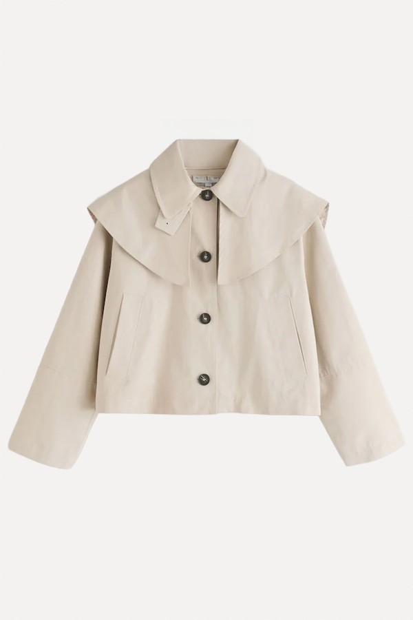  Cape Trench Coat