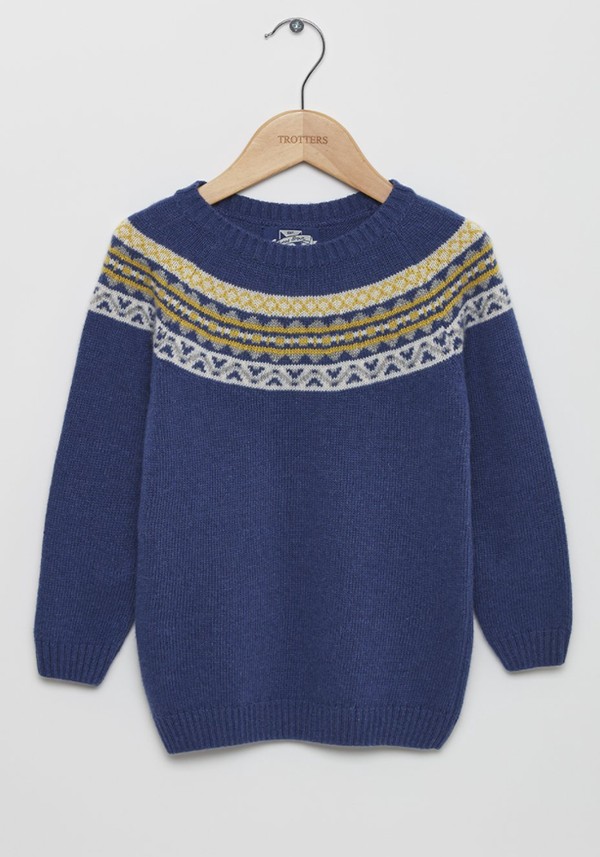 Frankie Fair Isle Jumper from Thomas Brown