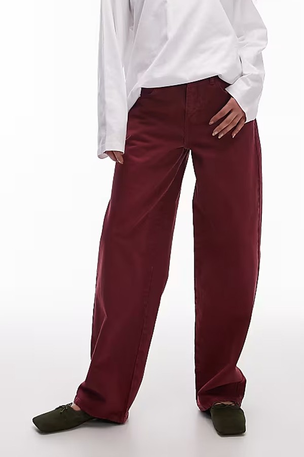 Mid Rise Cinch Jeans from Topshop