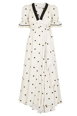 Sabrina Embroidered Cotton-Blend Maxi Dress from Lug Von Siga