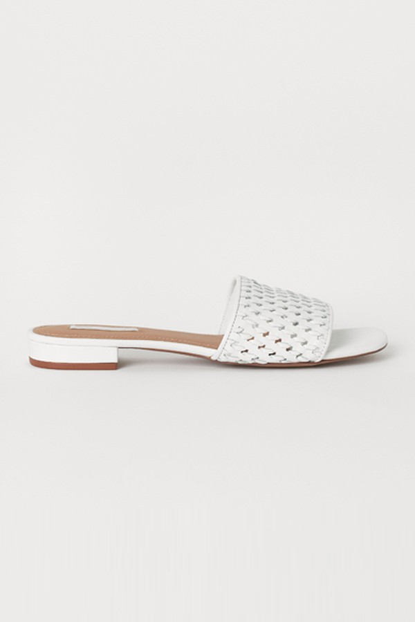 Leather Slides from H&M