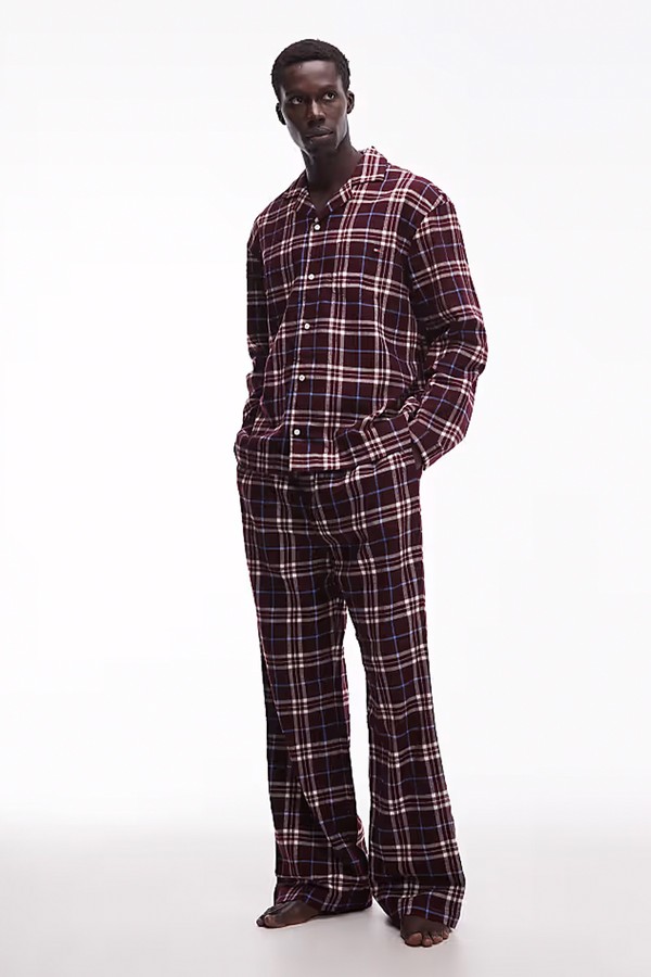 Flannel Pyjama Set In A Gift Box from Tommy Hilfiger