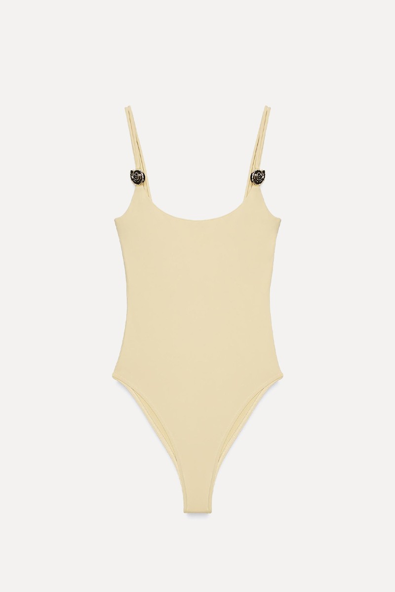 Seashell Polyamide Bodysuit