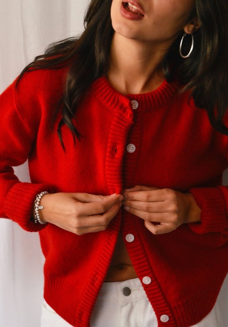 Chunky Poppy Cardigan 