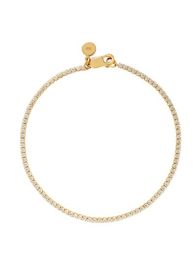 Tennis Chain Bracelet in Gold from Astrid & Miyu