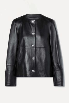 Paneled Leather Jacket from Co