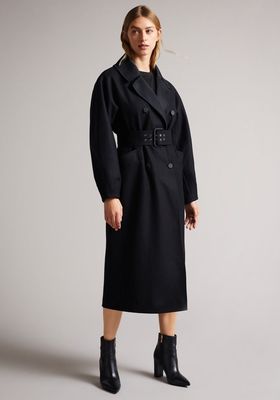 Double Faced Technical Wool Coat