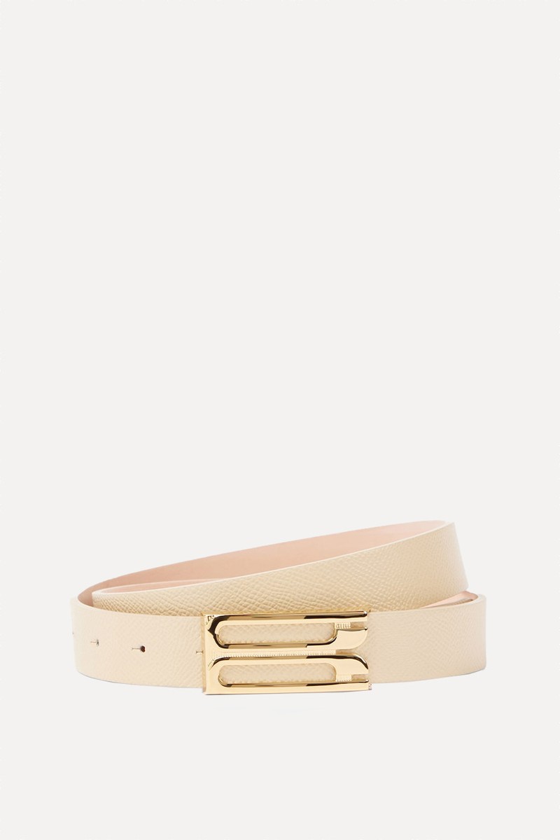 Frame Leather Belt from Victoria Beckham