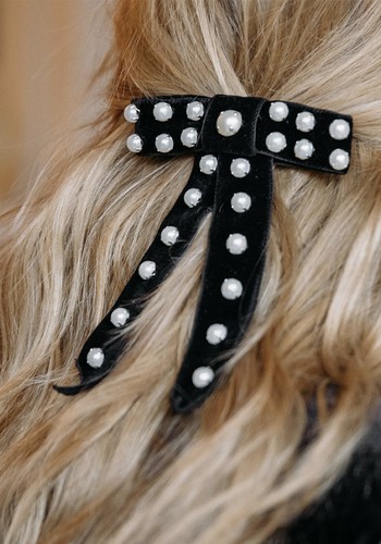 Perlita Bow Hair Clip from Jennifer Behr