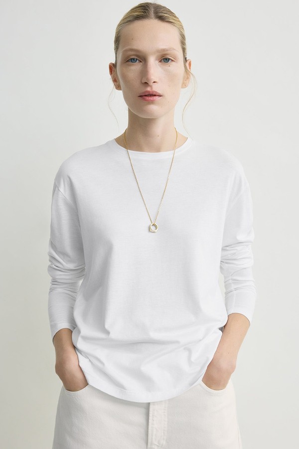 Classic Long-Sleeve Tee from TOTEME