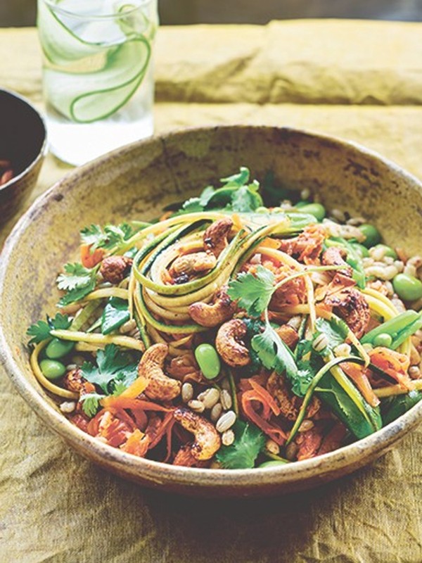 Pearl Barley, Turmeric & Kimchi Salad