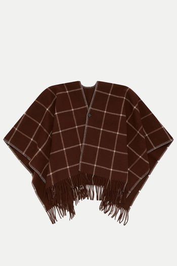 Welbeck Poncho In Chocolate