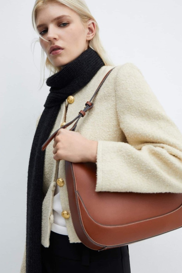 Short-Handle Shoulder Bag from Mango