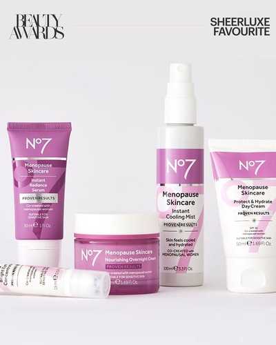 No7 Menopause Skin Range