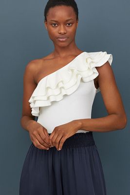 Flounced One-Shoulder Body from H&M
