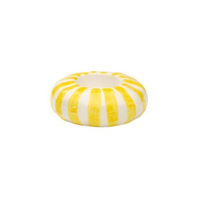 Yellow Candy Tea Light Holder from Anna & Nina