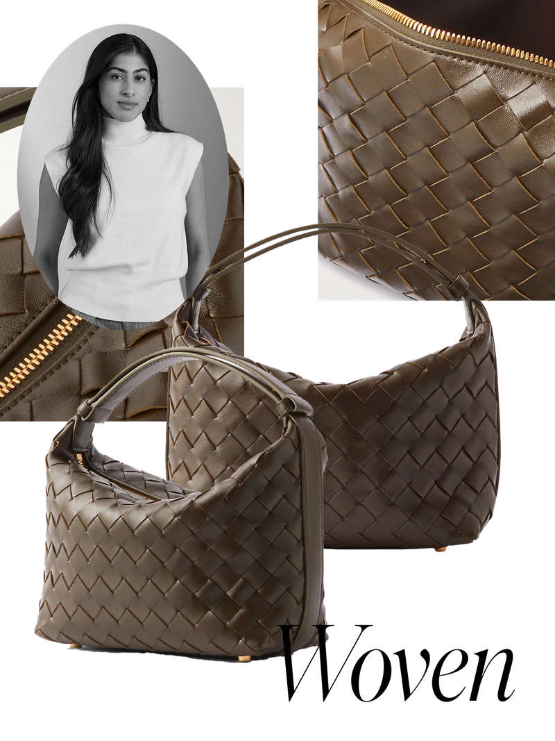 Mini Wallace Intrecciato Leather Shoulder Bag from Bottega Veneta