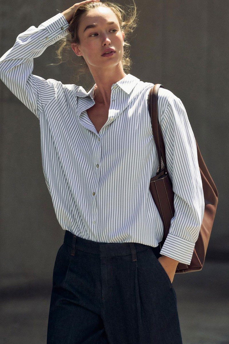 Oversize Striped Shirt