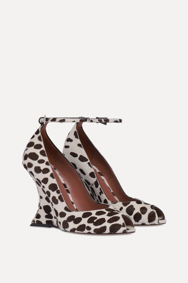 Nina Open Toe Ankle Strap Pumps from Paris Texas 