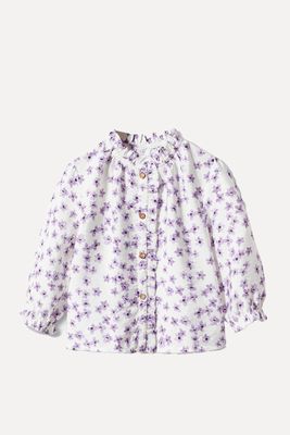 Floral Print Blouse from Mango