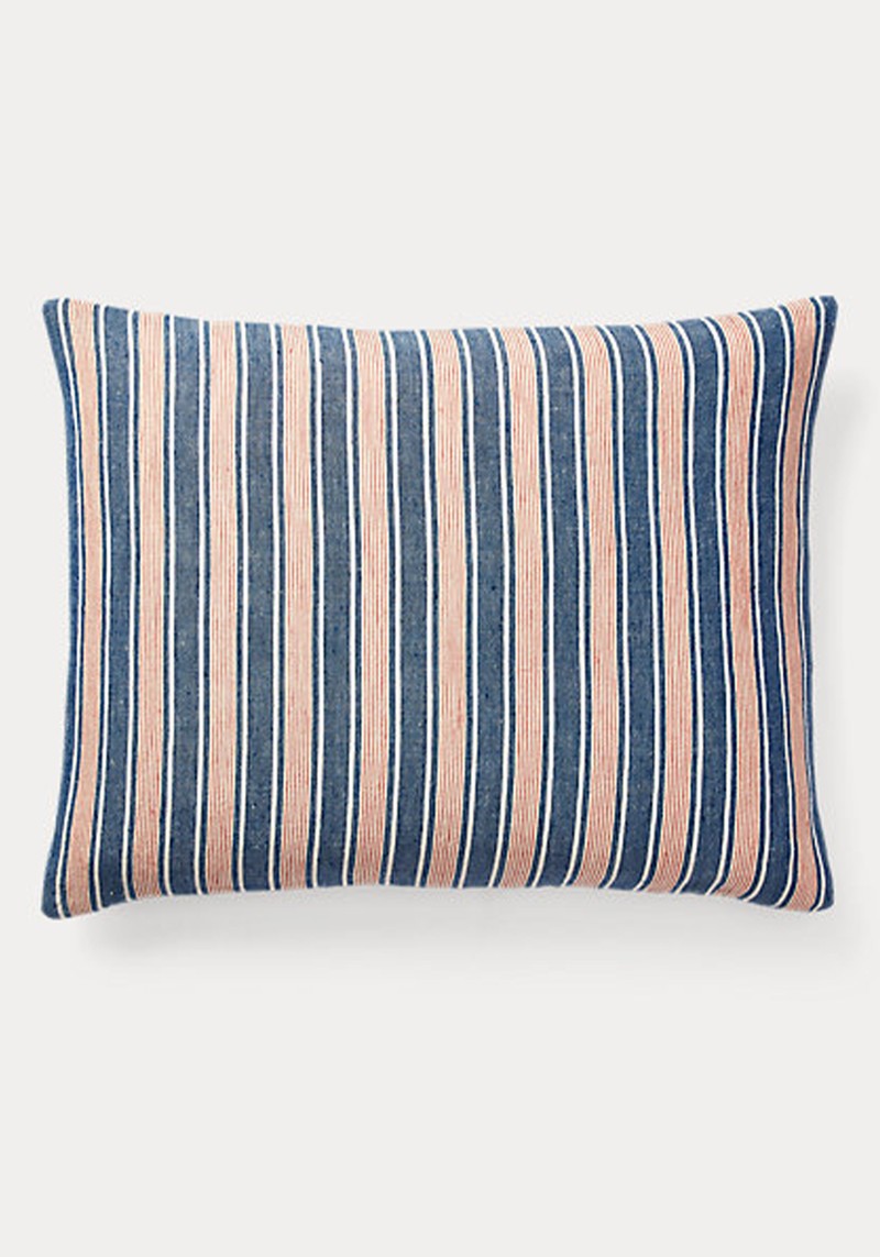 Isla Yarn-Dyed Stripe Throw Pillow