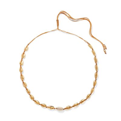 Small Puka Gold-Plated & Shell Necklace from Tohum
