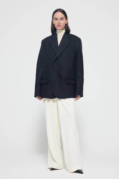 Asymmetric Wool Blazer from Rohe