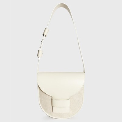 Leather & Canvas Saddle Shoulder Bag from Frankie Shop