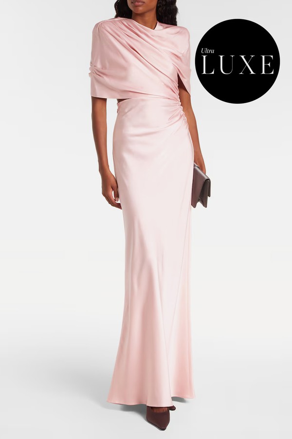 Draped Satin Gown from Stella McCartney
