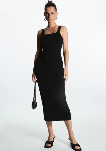 Knitted Midi Tube Dress