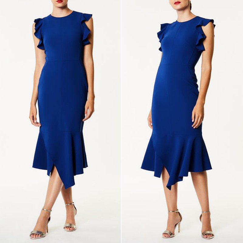 Ruffle Detail Dress from Karen Millen