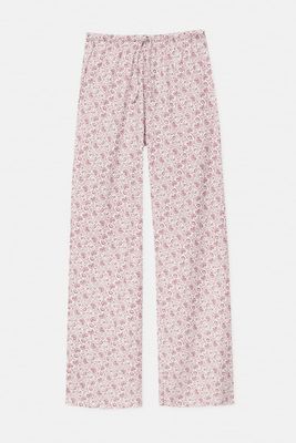 Loose Fitting Trousers With Print from Pull & Bear