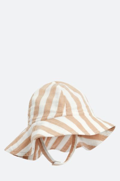 Wide Brim Stripe Hat