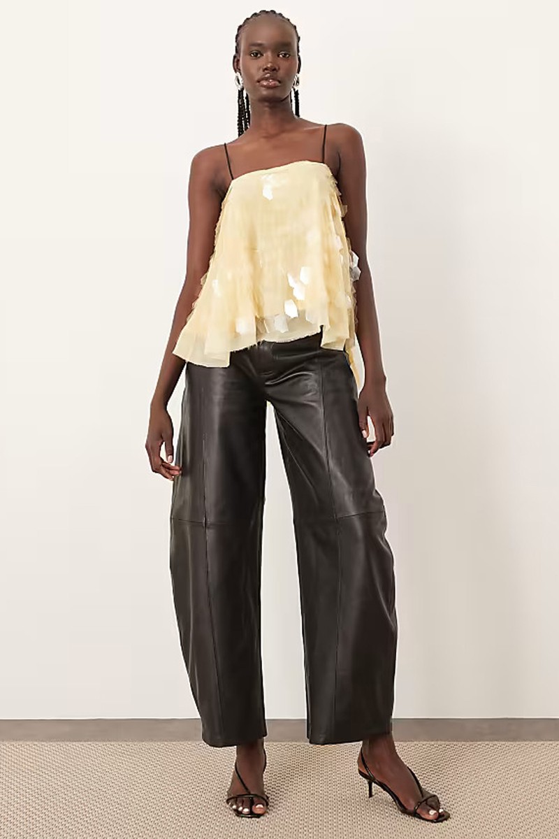 Shard Sequin Top With Contrast Straps from ASOS ARRANGE