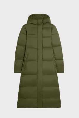 Fitted Long Puffer Jacket