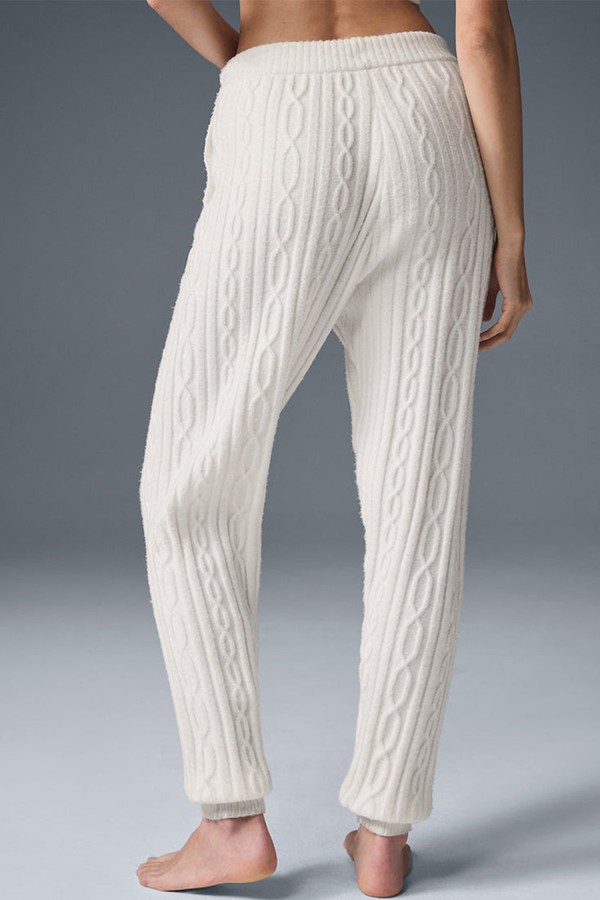 Cable Knit Winter Bliss Pants from ALO