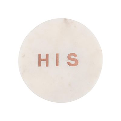 ‘His’ Marble Coaster from John Lewis & Partners