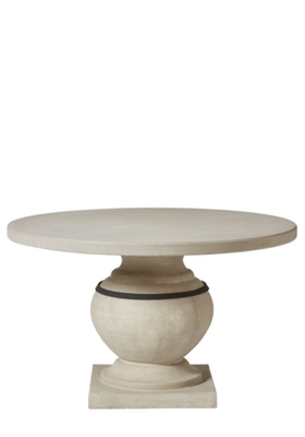  Round Callanish Pedestal Resin Set Dining Table