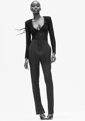 Neoprene-Effect Trousers from Zara