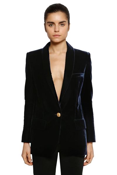 Velvet Blazer from Balmain