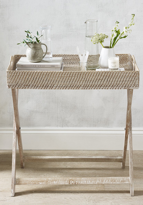 Washed Rattan Butler’s Tray 