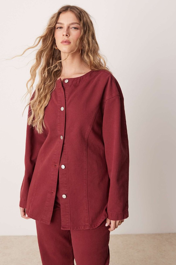 Cinch Waist Denim Shirt from ASOS DESIGN